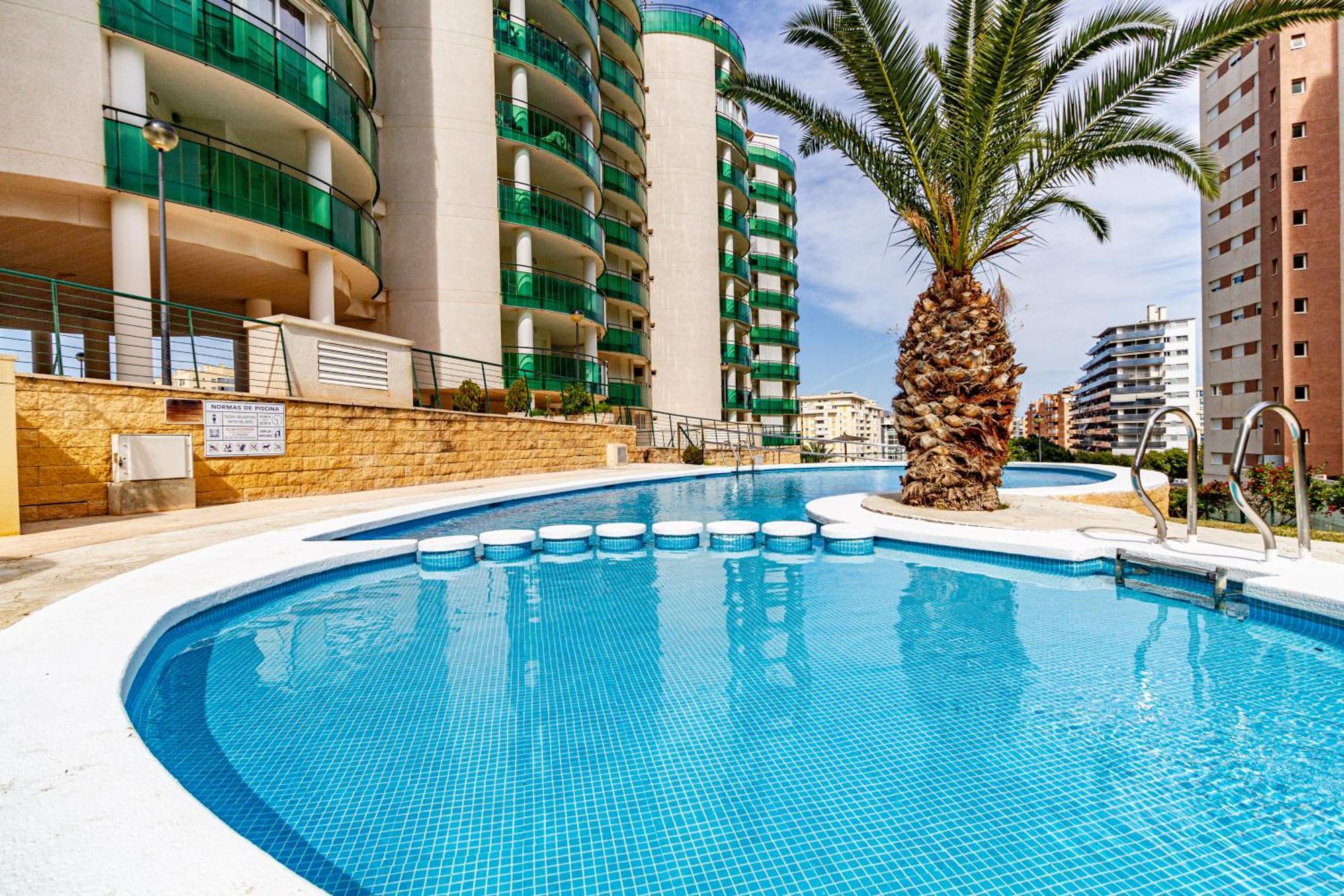 Apartment Vilapark With Pool, Free Parking, Terrace, Beach Benidorm Ngoại thất bức ảnh
