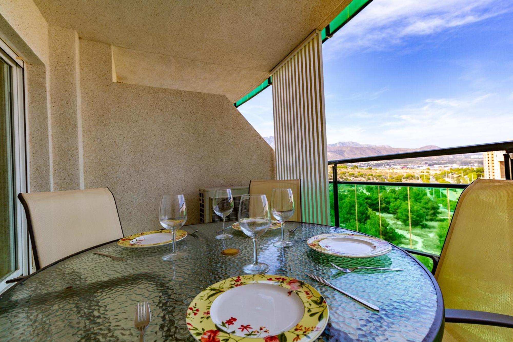 Apartment Vilapark With Pool, Free Parking, Terrace, Beach Benidorm Ngoại thất bức ảnh
